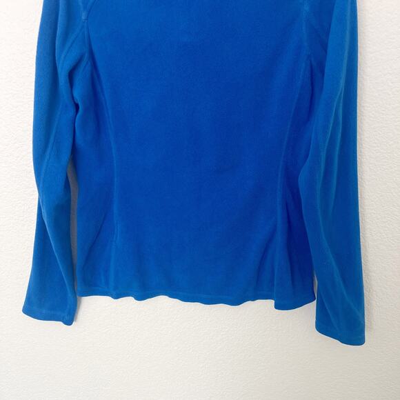 [The North Face] Blue 1/4 Zip Polartec Micro Fleece Sweater Women's Size XS - Picture 6 of 10